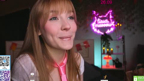 Snapshot of lissa_meooow chatting on September 2025 05:55:02 AM your Liza again. Next stream Dec. 1 at 2 or 3 GMT online show from September 2025 05:55:02 AM