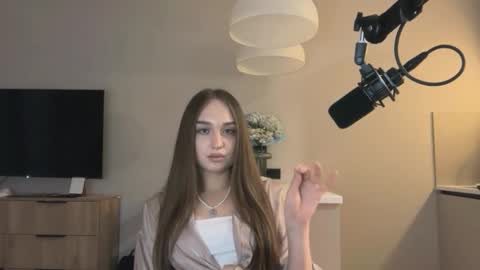 Snapshot of lucinabreske chatting on October 2025 02:51:02 PM Hello My name is May  im new model here and little but shy but curious. online show from October 2025 02:51:02 PM