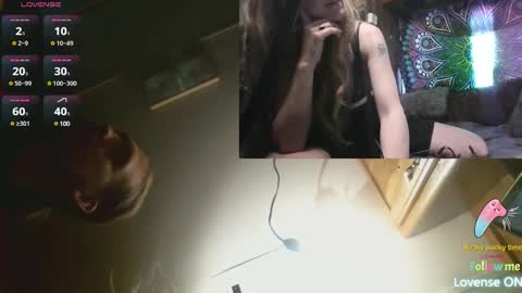 Snapshot of lucyvybes_and_gogert chatting on March 2025 02:54:02 PM Lucy Vybes and Go-Gert online show from March 2025 02:54:02 PM