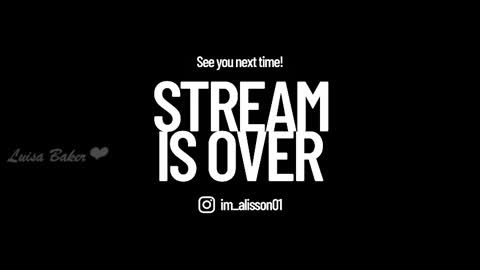  IG im alisson01  online show from March 2026 08:19:01 AM