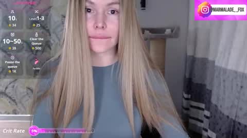 Snapshot of marmalade_fox chatting on February 2026 03:15:02 PM Marmalade Fox online show from February 2026 03:15:02 PM