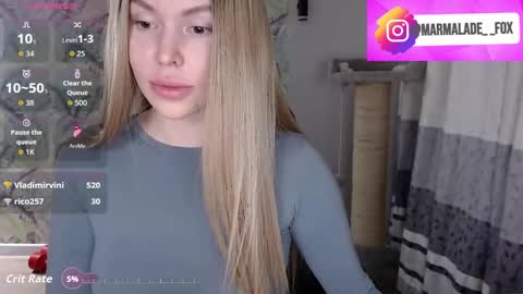 Snapshot of marmalade_fox chatting on February 2026 05:42:01 PM Marmalade Fox online show from February 2026 05:42:01 PM