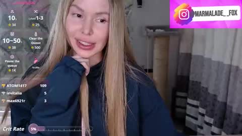 Snapshot of marmalade_fox chatting on March 2026 05:19:02 PM Marmalade Fox online show from March 2026 05:19:02 PM