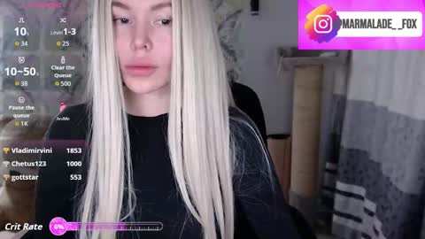 Snapshot of marmalade_fox chatting on March 2026 12:10:02 PM Marmalade Fox online show from March 2026 12:10:02 PM