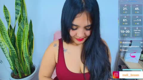 Snapshot of meli__brown chatting on April 2026 05:10:02 AM Independent model online show from April 2026 05:10:02 AM
