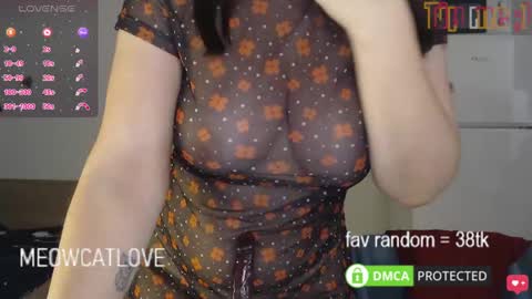 Snapshot of meowcatlove chatting on January 2025 08:32:01 PM meowcatlove online show from January 2025 08:32:01 PM