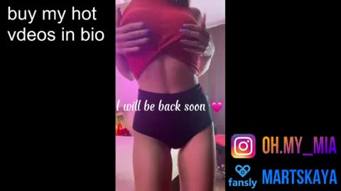 Snapshot of mia4sin chatting on July 2026 08:27:02 AM Mia Martskaya online show from July 2026 08:27:02 AM