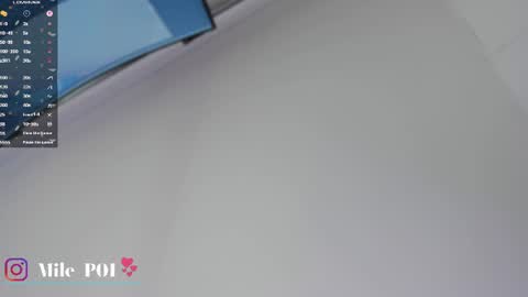 Snapshot of mile_perez chatting on June 2026 08:10:02 PM M I L E online show from June 2026 08:10:02 PM