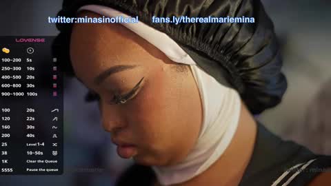 Snapshot of minamariebaby chatting on September 2025 02:16:02 AM MINA online show from September 2025 02:16:02 AM