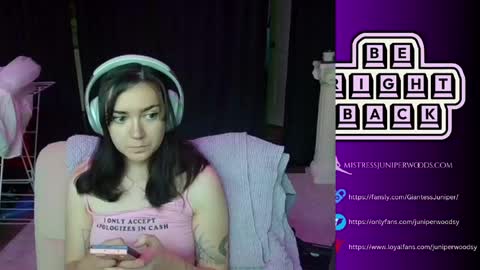Snapshot of mistressjuniper chatting on April 2026 05:14:02 PM Mistress June online show from April 2026 05:14:02 PM
