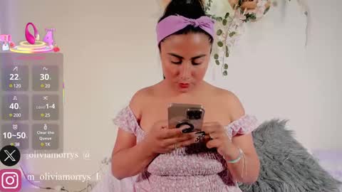 Olivia  happyness  online show from February 2025 03:16:01 PM