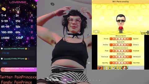 Pain Prince online show from December 2024 11:59:02 PM