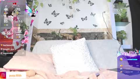 Purple Lilith online show from February 2025 07:44:02 PM