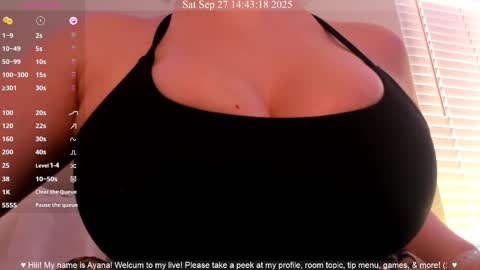 Ayana Delatorre online show from September 2025 09:42:01 PM