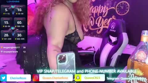 Queen Cherise Roze online show from January 2025 03:56:01 AM