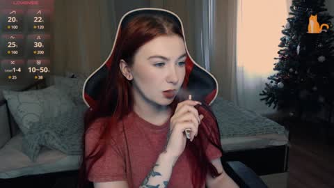 Snapshot of redhaired_kitty chatting on January 2025 09:03:01 AM Lina online show from January 2025 09:03:01 AM