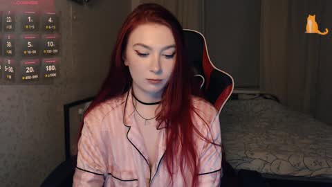 Snapshot of redhaired_kitty chatting on January 2025 01:54:01 AM Lina online show from January 2025 01:54:01 AM