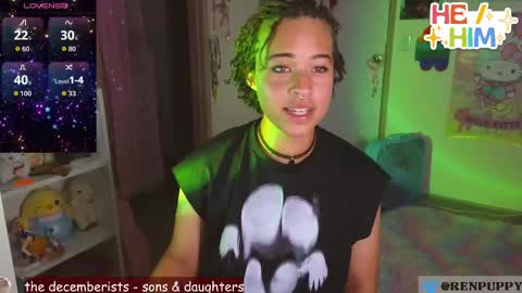 Snapshot of renpuppy chatting on September 2025 05:29:01 AM REN online show from September 2025 05:29:01 AM