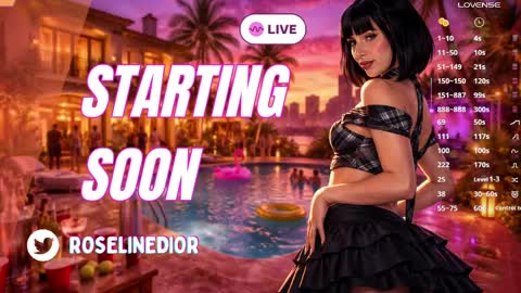 Lyla OF roselinedior online show from April 2026 03:42:02 PM