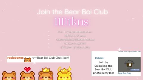 Rosie Bones online show from October 2025 11:39:01 PM