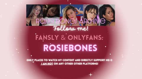 Rosie Bones online show from December 2025 11:34:02 PM