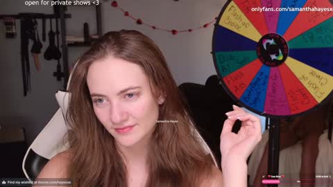 The Real Samantha Hayes haha  online show from February 2025 06:21:01 AM