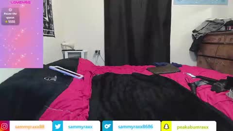 Snapshot of sammyraxx chatting on December 2024 12:56:01 AM Sammy Raxx online show from December 2024 12:56:01 AM