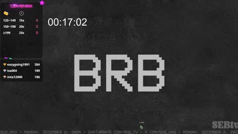 Sebastian online show from December 2024 05:59:02 AM