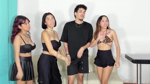 black hair GIORGIA --  redhair RILEY -brown hair APRIL online show from December 2024 07:49:02 AM