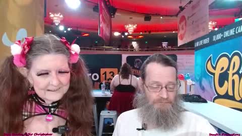 Sexy Sandra    and Sir Christopher online show from January 2025 11:07:01 PM