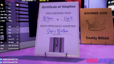 SkyeAnette online show from April 2026 01:14:01 AM