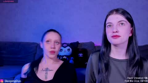 Snapshot of sleepingduo chatting on May 2026 06:16:02 PM Hi We are Iva and Angela Nice to meet u 3 online show from May 2026 06:16:02 PM