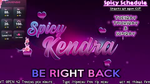 Kendra online show from January 2025 06:35:01 AM