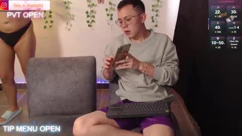 Snapshot of tina_n_charlie chatting on May 2026 02:27:02 PM Tina N Charlie online show from May 2026 02:27:02 PM