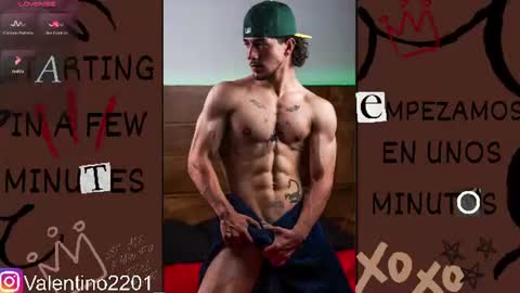 Snapshot of valentino_2201 chatting on July 2026 03:13:02 AM Valentino - 15 OFF valentino2201 online show from July 2026 03:13:02 AM