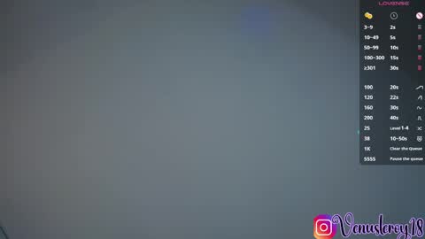 Venus online show from April 2026 09:12:02 PM