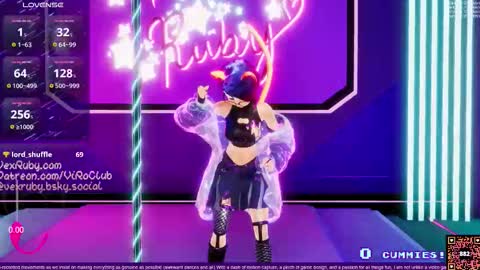 Snapshot of vexruby chatting on February 2026 01:13:02 AM Vex Ruby online show from February 2026 01:13:02 AM