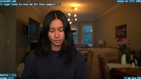 Snapshot of violishh chatting on January 2025 09:36:02 PM follow me on twitter violishh and ig violishh online show from January 2025 09:36:02 PM