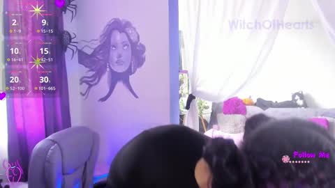 Snapshot of witchofhearts chatting on February 2026 09:24:01 PM Luna Violeta A r t i s t online show from February 2026 09:24:01 PM