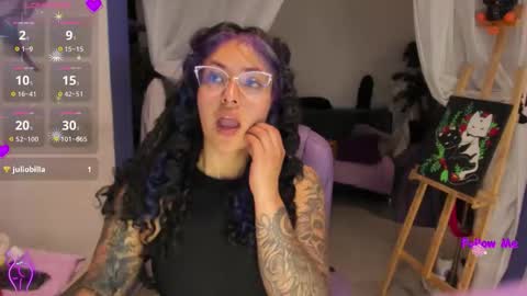 Snapshot of witchofhearts chatting on February 2026 03:25:02 AM Luna Violeta A r t i s t online show from February 2026 03:25:02 AM