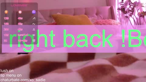 Snapshot of xo_sadie chatting on March 2026 05:22:01 AM Xo Sadie online show from March 2026 05:22:01 AM
