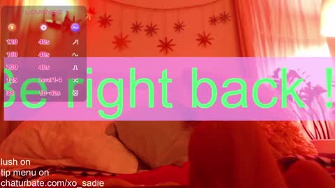 Snapshot of xo_sadie chatting on March 2026 06:14:01 AM Xo Sadie online show from March 2026 06:14:01 AM
