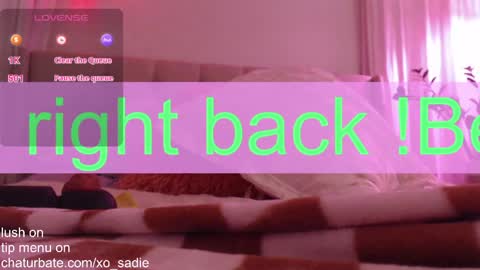 Snapshot of xo_sadie chatting on June 2026 07:21:01 AM Xo Sadie online show from June 2026 07:21:01 AM