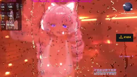 Snapshot of yorunyanmomoyami chatting on March 2026 02:44:01 AM YoruNyan Momoyami online show from March 2026 02:44:01 AM