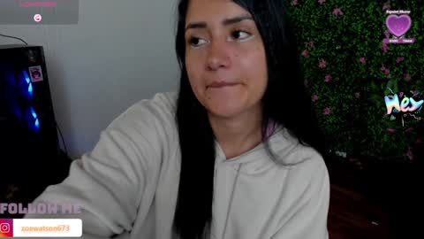 Snapshot of zoe_wattson chatting on January 2025 04:25:01 AM Zoe online show from January 2025 04:25:01 AM