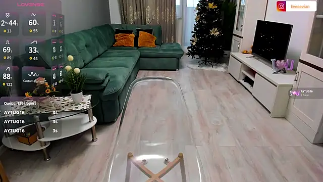 Snapshot of EveEvian chatting on February 2026 01:59:01 PM EveEvian online show from February 2026 01:59:01 PM