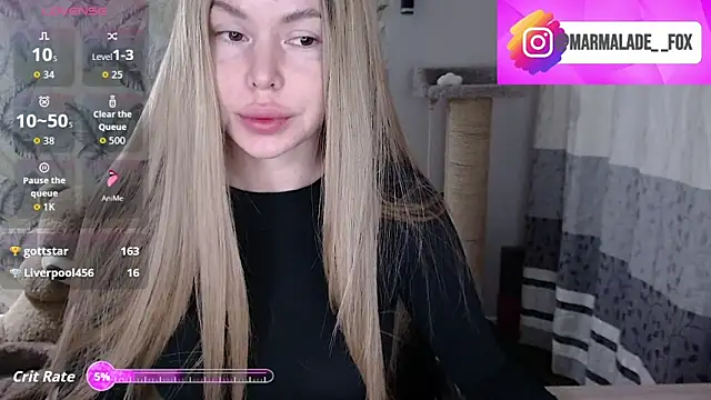 Snapshot of Marmalade_Fox chatting on March 2026 07:27:01 PM Marmalade Fox online show from March 2026 07:27:01 PM