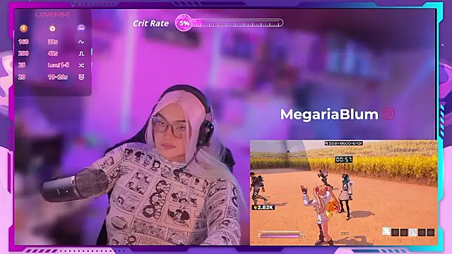 MegariaB online show from February 2026 04:41:02 AM