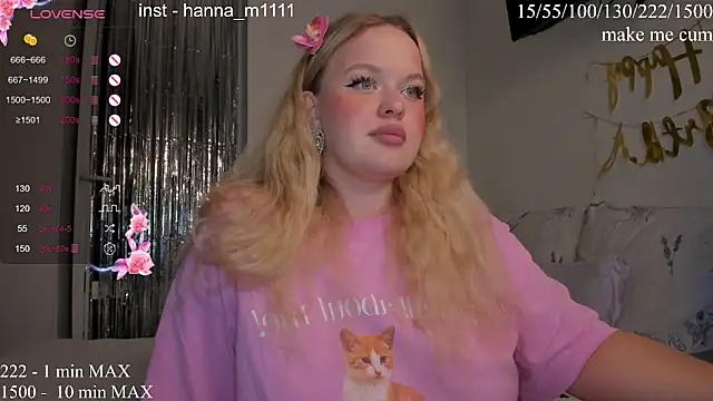 Snapshot of HANNA_MONTANAS chatting on May 2026 07:07:01 PM HANNA MONTANAS online show from May 2026 07:07:01 PM
