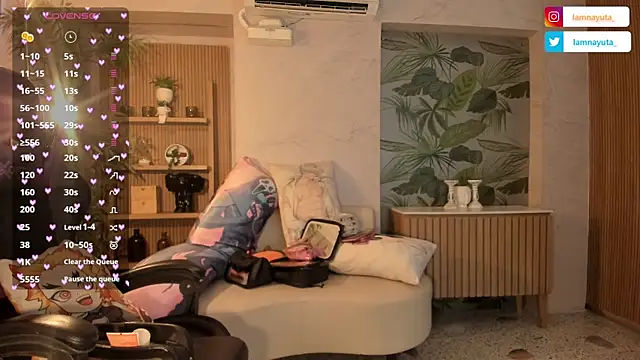 Snapshot of IamNayuta chatting on July 2026 10:45:01 PM IamNayuta online show from July 2026 10:45:01 PM